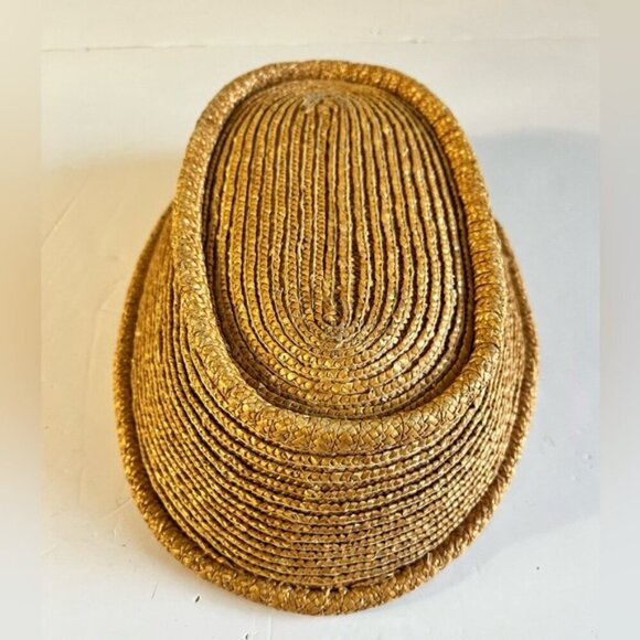 Vintage Handwoven Straw Oval Basket – Rustic Boho Decorative Storage - Picture 2 of 7